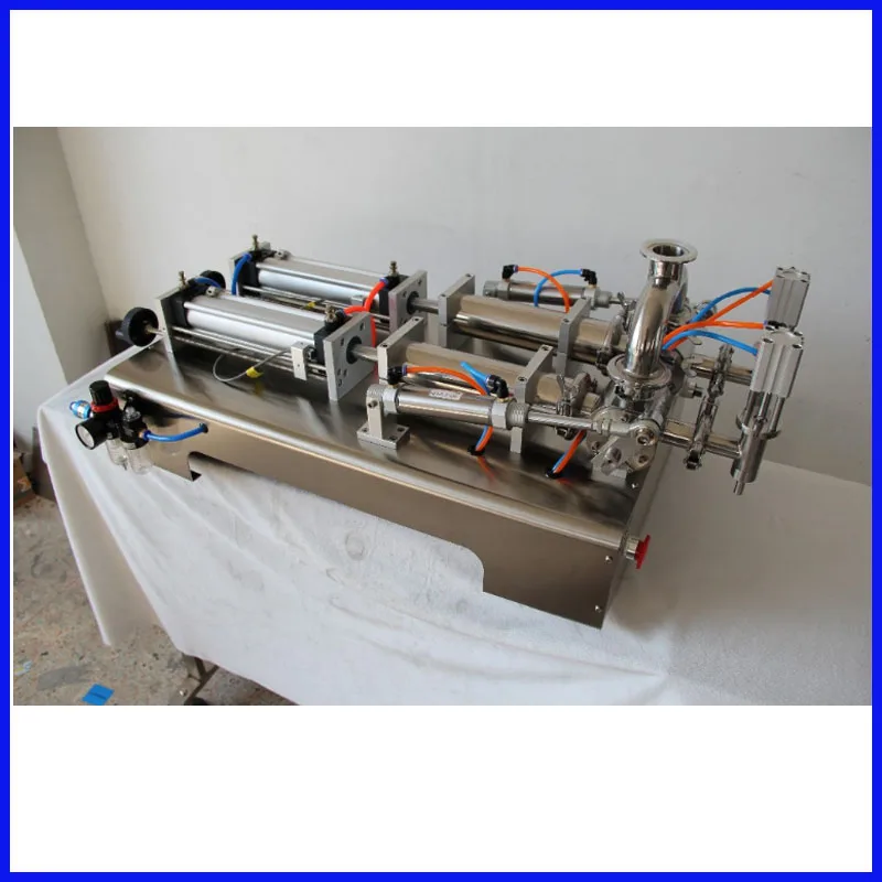 

50-300 ml small scale bottle semi automatic filling machine with two head