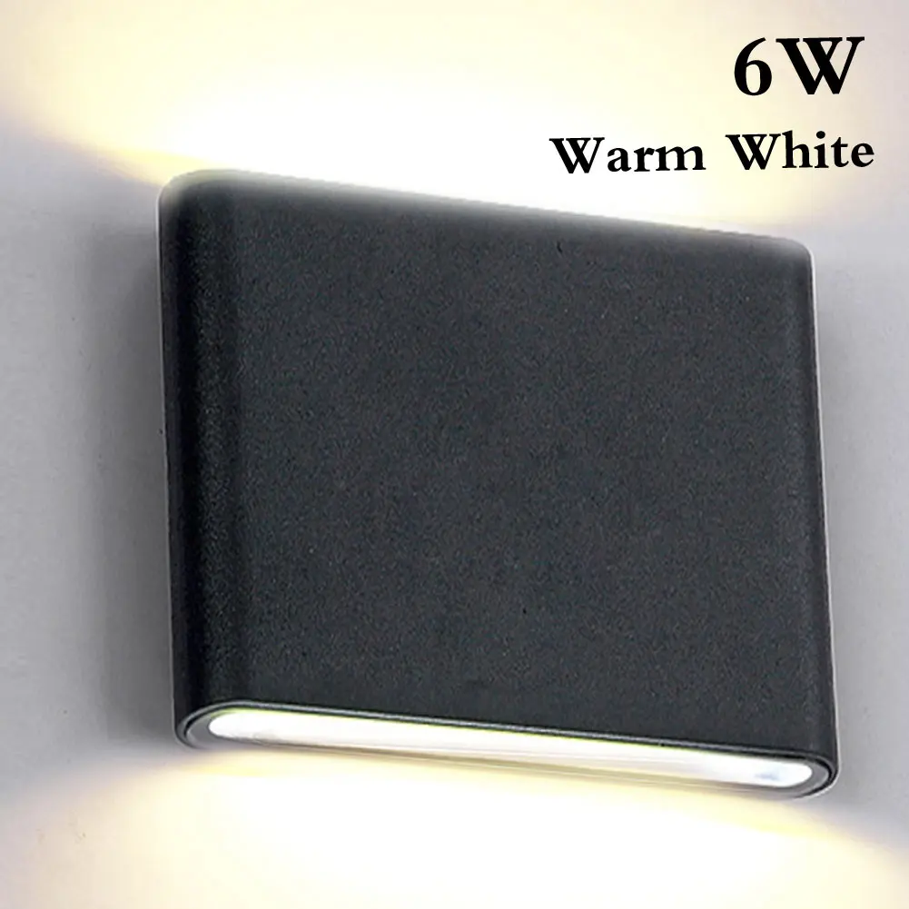 6W 12W LED COB IP65 водонепроницаемый настенный светильник наружные настенные бра огни