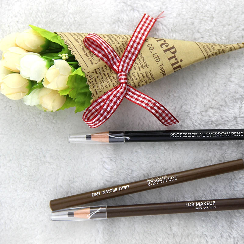 2 шт./лот карандаш для бровей оттенок длительный тени маркер Косметика Инструмент