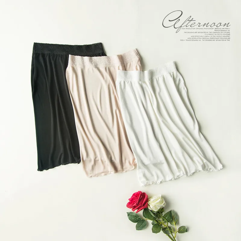 Женское нижнее белье из натурального шелка Размеры M L XL|lace half slip|half slipsilk slip |