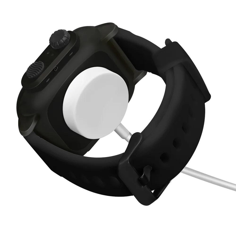 Силиконовый ремешок с спортивным водонепроницаемым чехлом чехол для Apple Watch SE Band