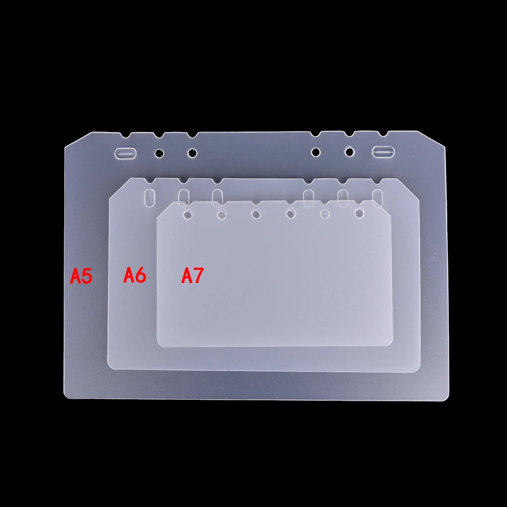 A5 A6 A7 PP матовый планер внутренние страницы разделительная пластина Diario Binder Planner