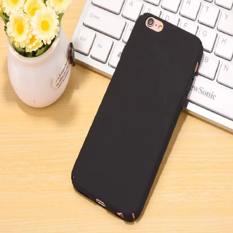 Hard PC Thin fundas Case for iphone 8 Simple Solid Candy color business Cover iPhone 8plus 7plus 6s 6 5s SE 7 |
