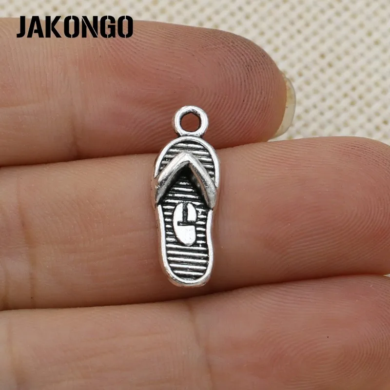 JAKONGO тибетские посеребренные Тапочки Подвески для обуви изготовления ювелирных