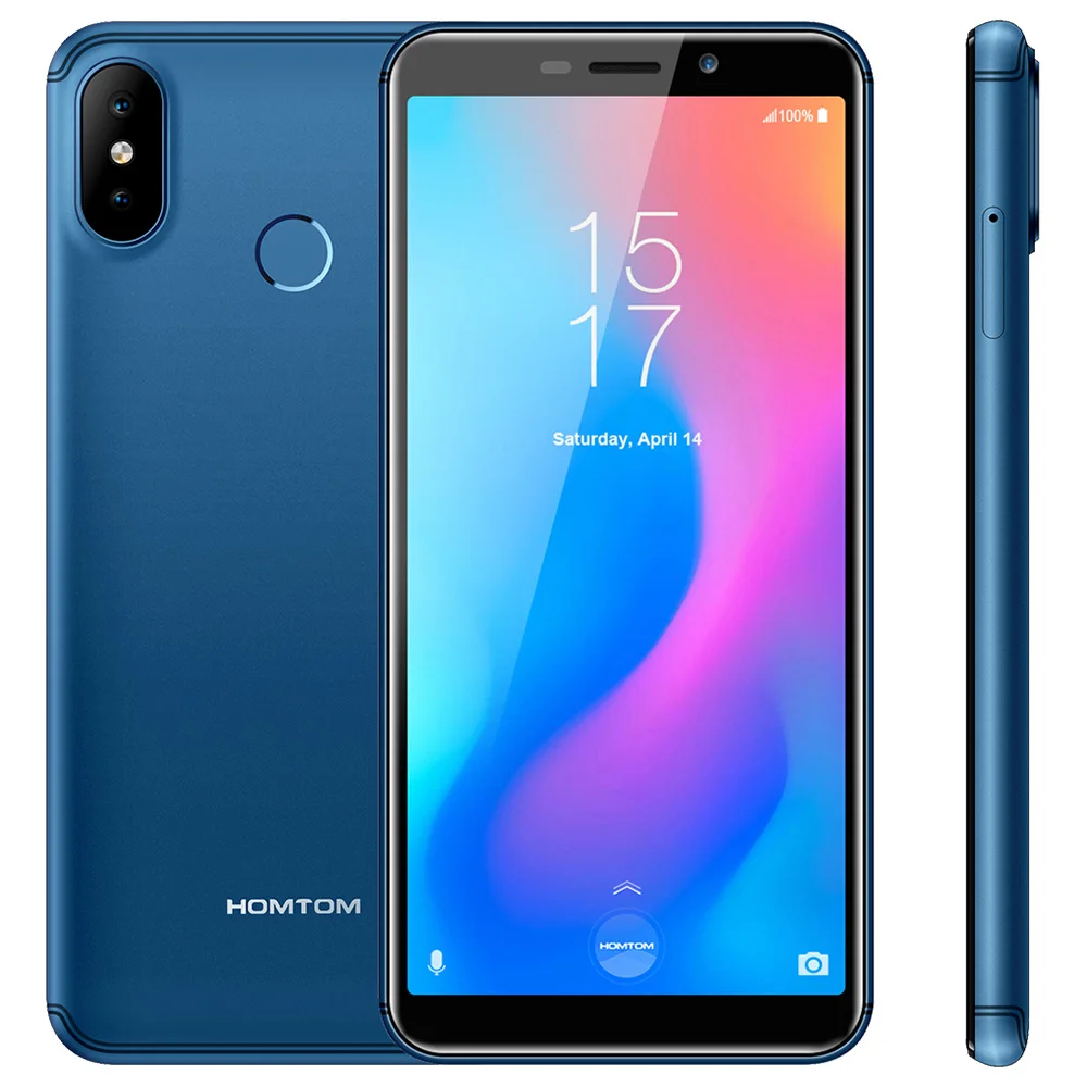 HOMTOM C2 5 &quotAndroid 8 1 2 ГБ + 16 Встроенная память 3000mA Батарея мобильного телефона Face ID