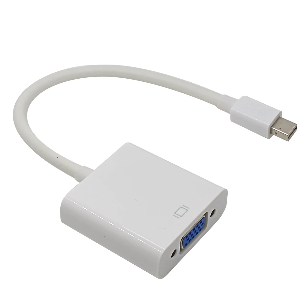 Кабель адаптер TISHRIC для MacBook Air Pro iMac Mini Thunderbolt Display Port DP VGA 1080P|adapter flash|adaptadapt manual |
