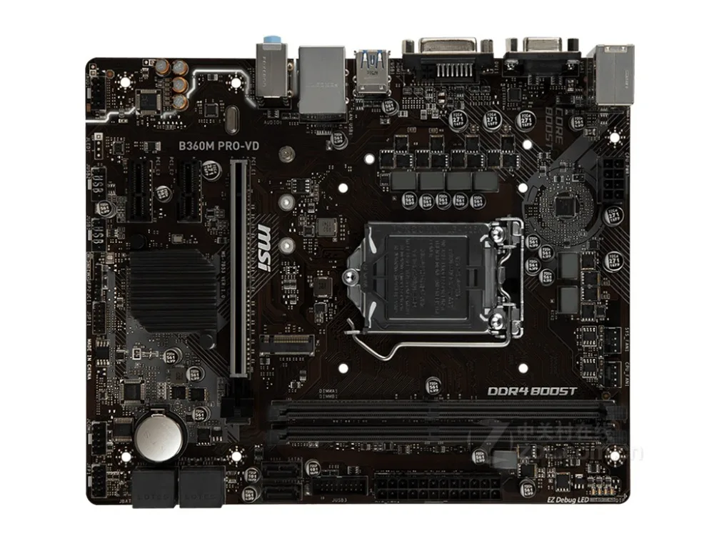 Новая MSI B360M PRO-VD оригинальная материнская плата LGA 1151 DDR4 USB2.0 USB3.1 DVI VGA 32GB B360 настольная материнская плата