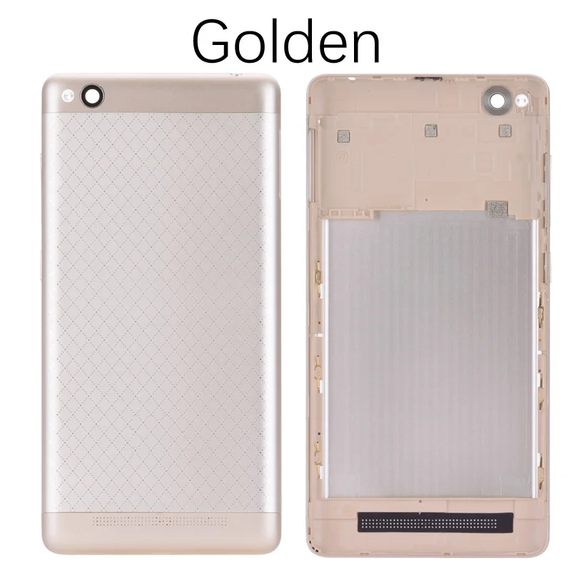 Gold Задняя крышка для Xiaomi Redmi 3 на батарею золотой - Цвет: Gold