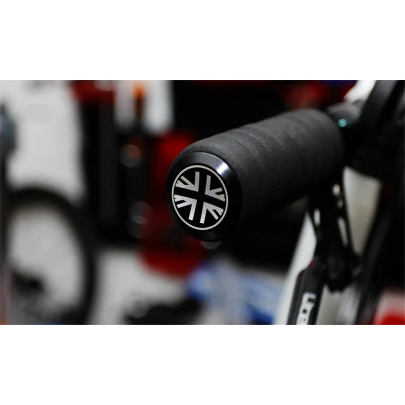 1 пара руля для велосипеда заглушка рукоятки складывания из алюминиевого сплава 3