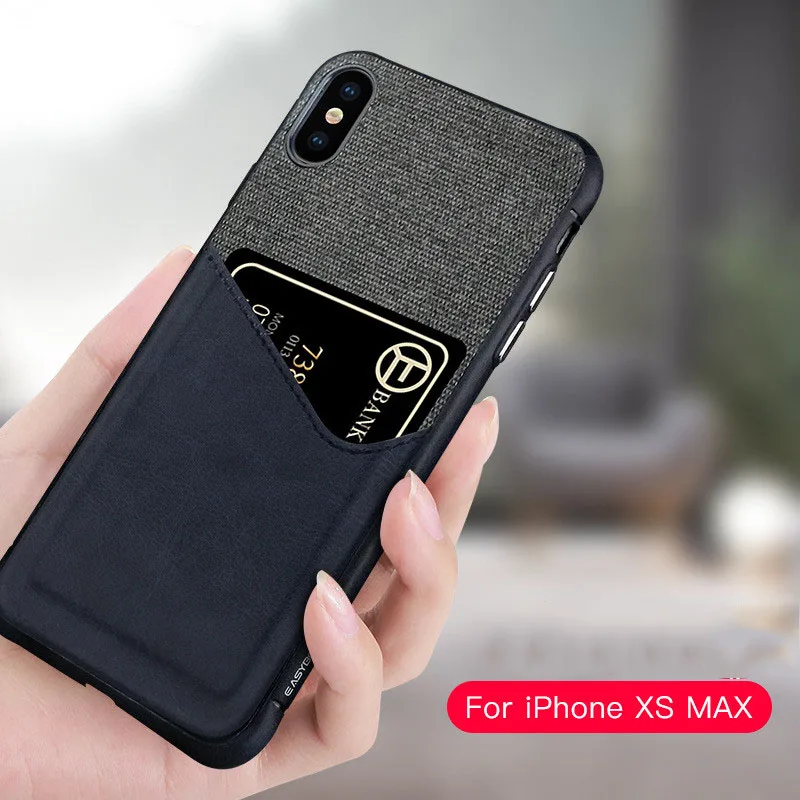 For Iphone 6 6S Plus Phone Shell 7 8 Cloth Card bag Cover for X XS XR Max |