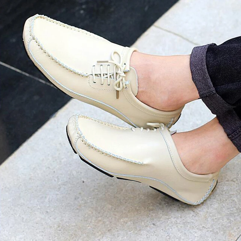 YIGER NEW Men's large size Peas shoes Casual Genuine Leather Loafers handmade driving Four Seasons comfort paragraph 0058 | Обувь