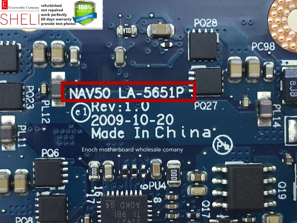 Материнская плата D260 для acer aspire One NAV50 LA-5651P N450 CPU полностью протестирована 100%