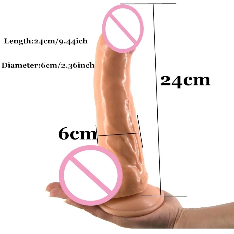Реалистичный фаллоимитатор присоска огромная мякоть Секс продукт для взрослых