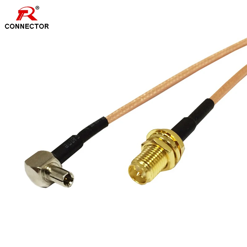 TS9-SMA RF коаксиальный разъем для кабеля Женская перегородка в TS9 мужской