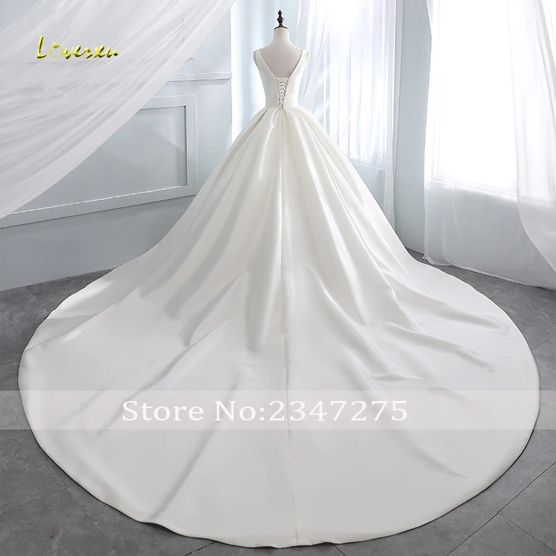 Loverxu свадебное платье Vestido De Noiva сексуальное с вырезом лодочка Винтаж 2021 длинным