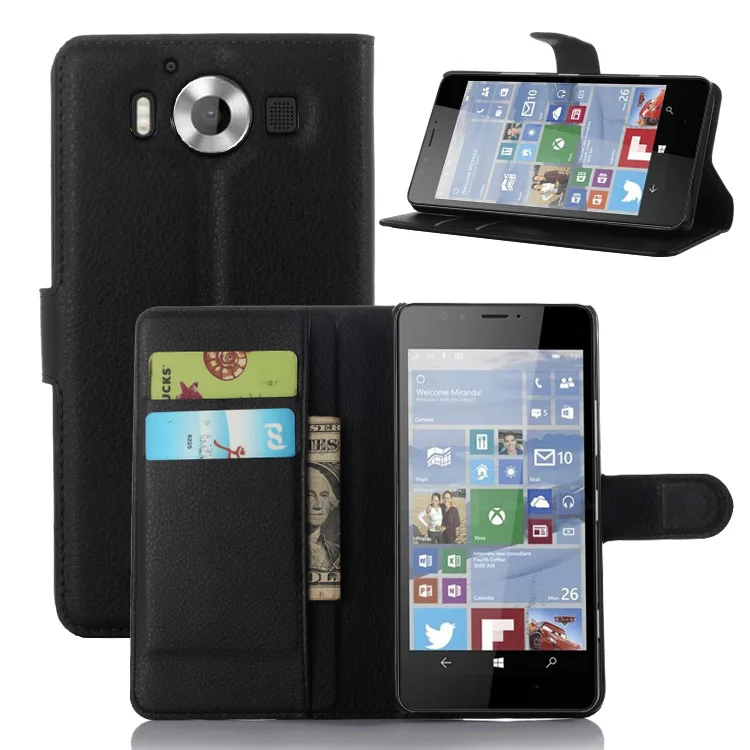 Для Nokia Mircosoft Lumia 950 чехол Модный дизайн кобура флип Littch чехлы из искусственной