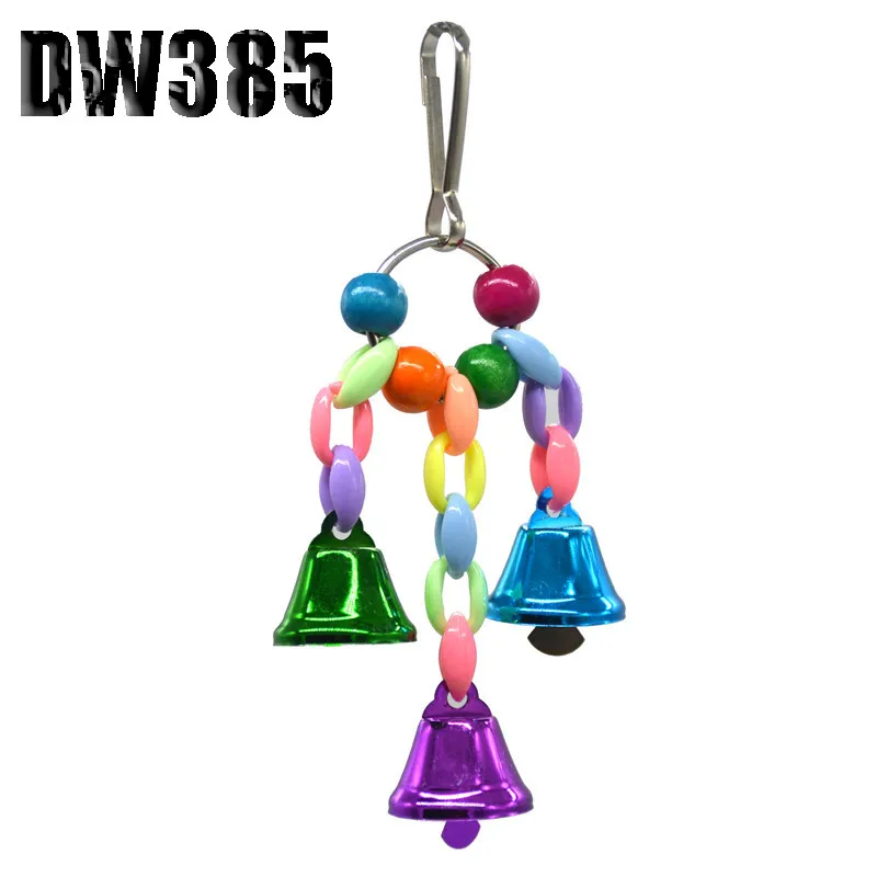 DW385 1 шт., подвесные украшения для укусов птиц, принадлежности для птиц, принадлежности для обучения, различные клетки для птиц, аксессуары для птиц, игрушки для жевания - Цвет: DW385