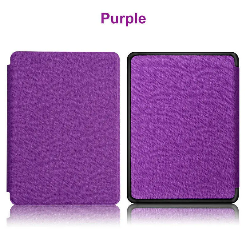 Purple Крышка чехол для Amazon все новые kindle со встроенным фронтальным светильник читалка Новинка kindle touch 10th(10th Gen - Цвет: Purple