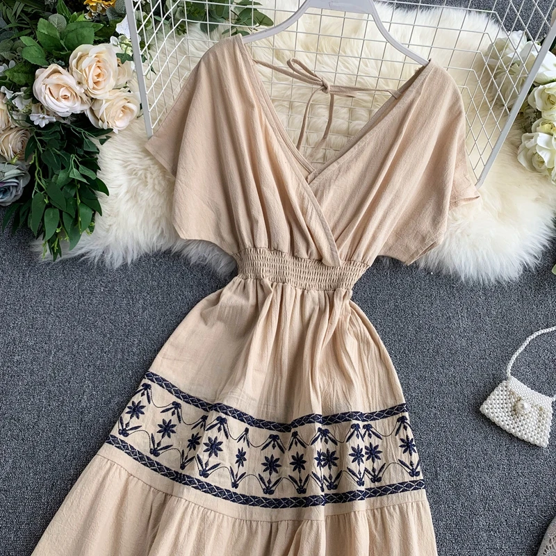 Новинка 2019 модные женские платья платье в этническом стиле женское летнее с