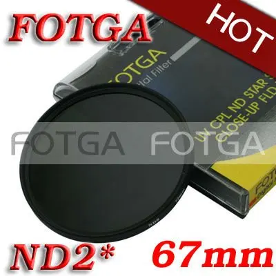 Фильтр для объектива Fotga 67 мм ND2 с винтовым креплением Canon Nikon Sony Olympus|screw shank|filter