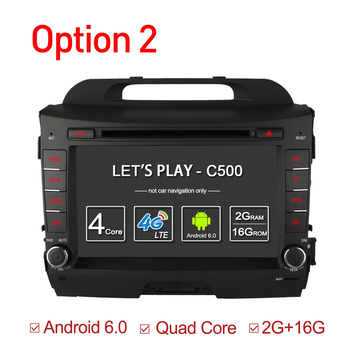 Ownice C500 Android 6,0 Octa 8 Core Автомобильный dvd плеер для KIA sportage r 2011- gps navi 2 din Wi-Fi 4G 2 Гб Оперативная память 32GB Встроенная память