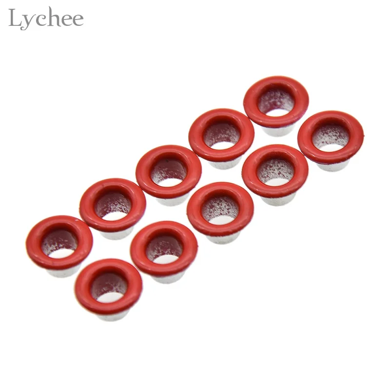 10 Lychee Life 100 шт. металлические люверсы для кожаного ремесла DIY ручной работы аксессуары для скрапбукинга - Цвет: 10