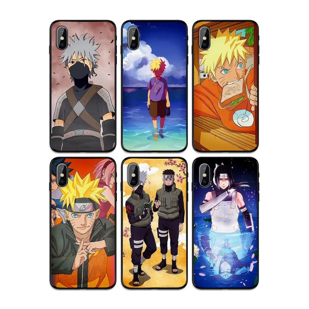 Наруто Какаси Японский Манга Мягкий ТПУ чехол для Apple iPhone 6 6S 7 8 Plus 5 5S SE X XS MAX XR