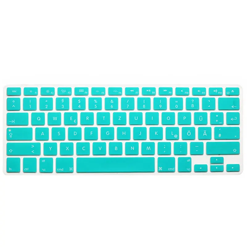 US Layout German Keyboard Cover Protector (100pcs) for Macbook Air Pro Retina 13&quot 15&quot 17&quot Laptop Skin Covers Mac book QWERTZ |