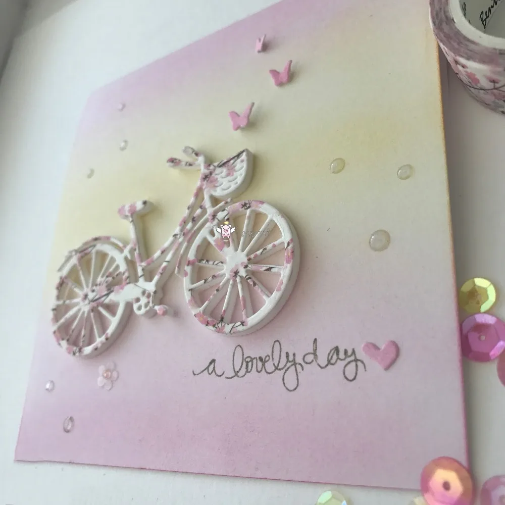 Mmao ремесла металлические стальные Вырубные штампы Новые Любовь бабочка