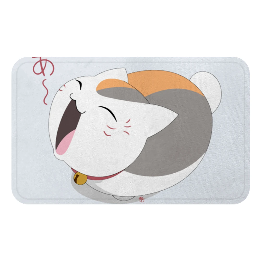 Нацумэ Yuujinchou мультяшный Кот аниме крутой коврик для ванной декоративные