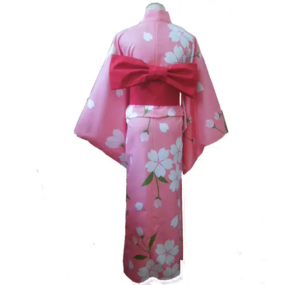 Кимоно для косплея из японского аниме Hotarubi no mori e Takegawa Hotaru Natsu Matsuri Розовое одежда
