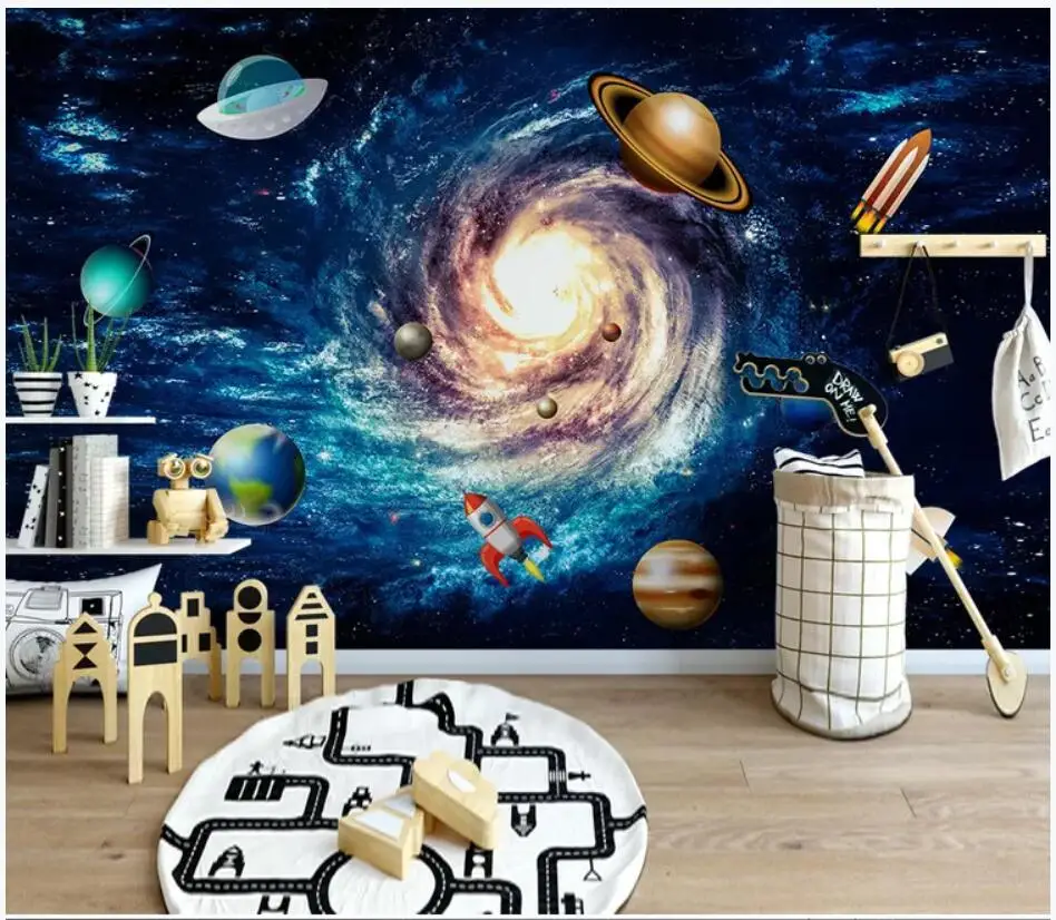 3d обои на заказ для фотографирования простой ручная роспись космос Вселенная