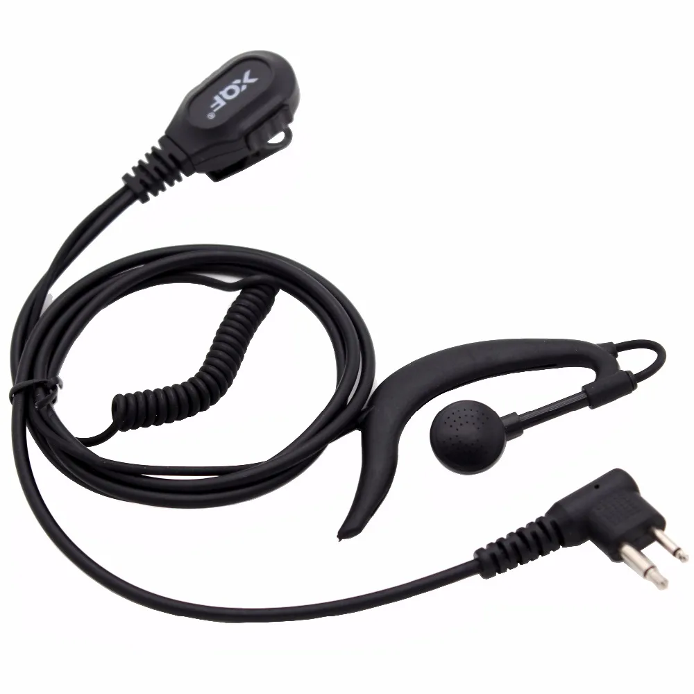 2 контактный g образный наушник для Motorola GP88 GP300 GP308 GP2000 GP3688 CP040 EP450 PTX600 PRO1150 Sprit серии