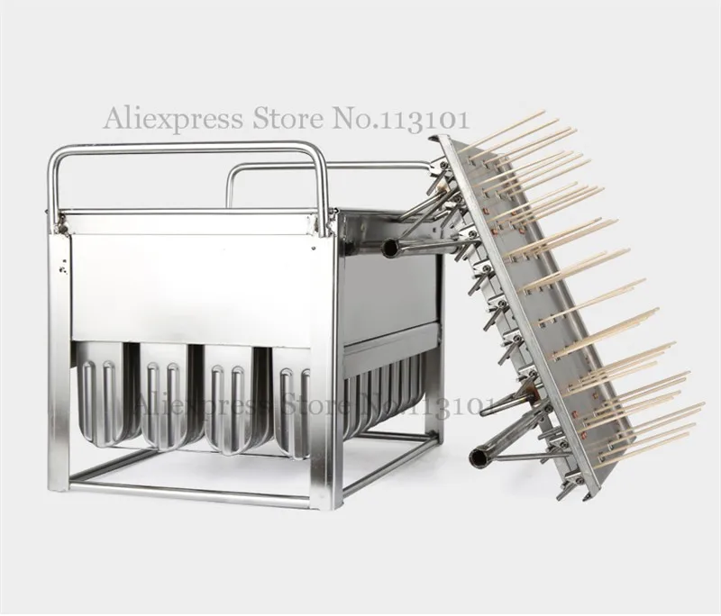 Один набор Нержавеющая сталь эскимо формы для льда на палочке машина с палочки