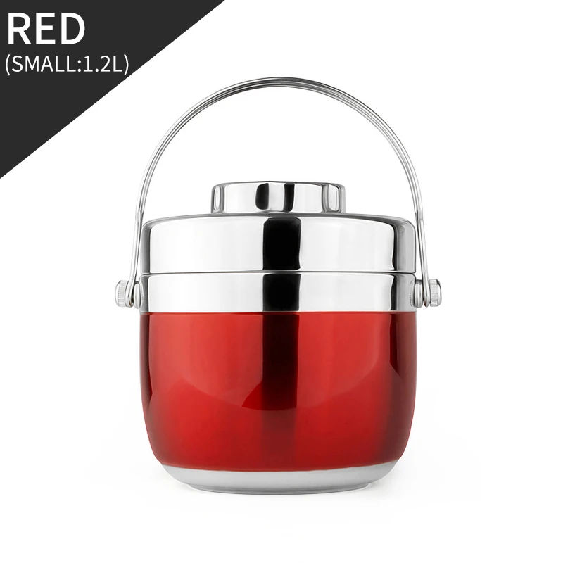 

WORTHBUY Japanese Thermal Lunch Box For Kids Picnic Camping Portable Stainless Steel Bento Box Fruits Food Container Storage