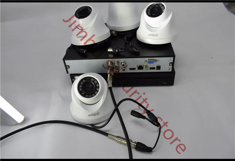 Dahua 720P комплект hdcvi 4ch система видеонаблюдения XVR4104HS видеорегистратор 4 шт. HDCVI HAC