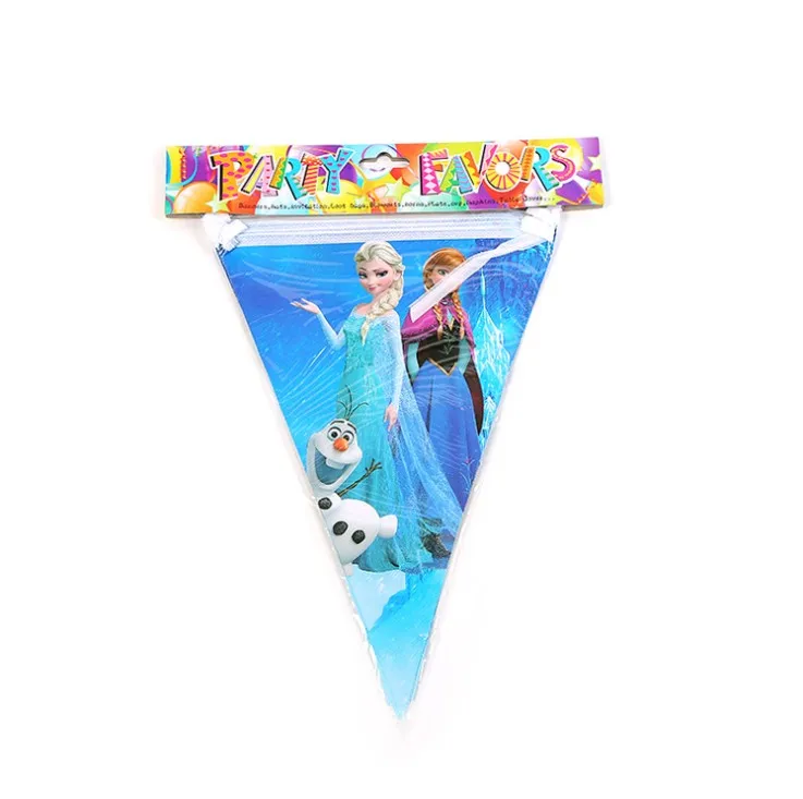 90 шт счастливого дня рождения Дети Дисней Холодное сердце Эльза Анна Девочка Душ