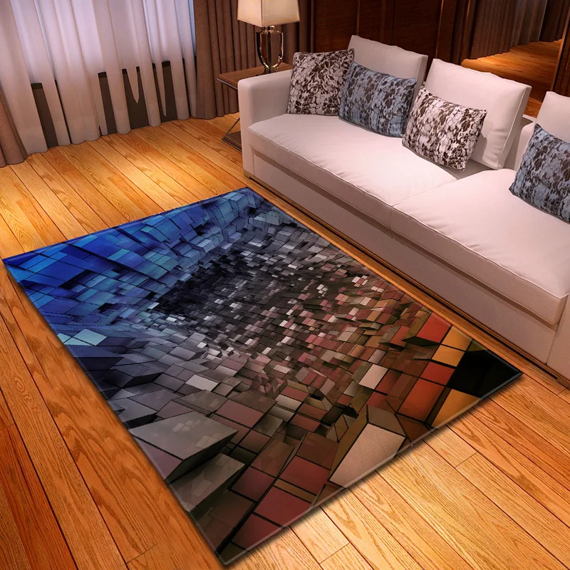

Nordic 3D stereoscopic carpet living room bedroom area rugs dining room floor mat carpet kids room parlor kitchen soft carpet
