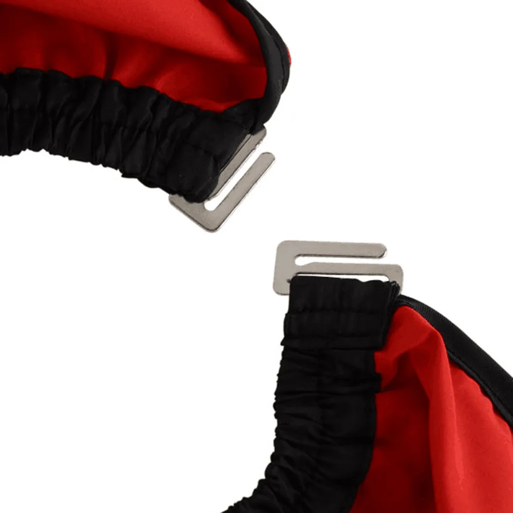 

2 PCS Salon Barber Hair Cutting Apron with Transparent Viewing Window Waterproof Cape Clothes Hair Styling Black Color