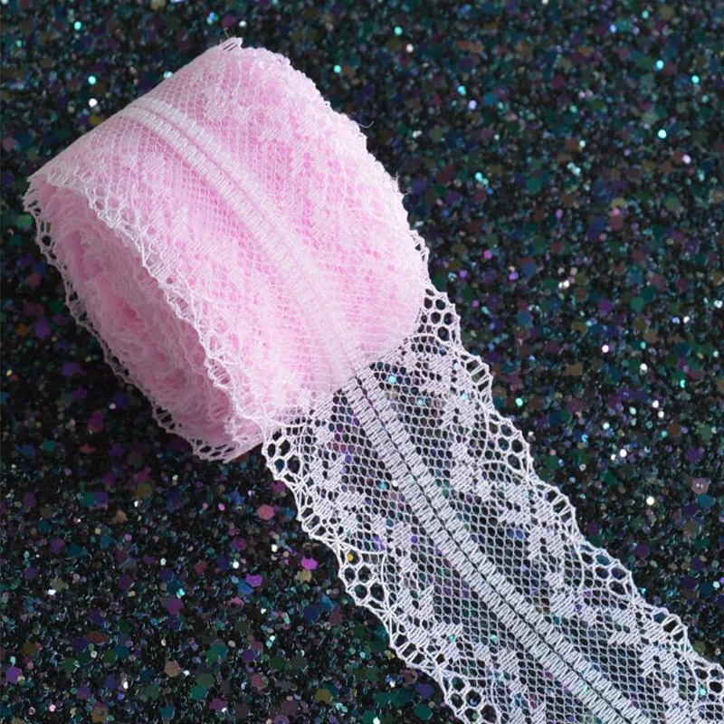 4 см широкие цветные кружевные аксессуары юбка подол украшение черное платье