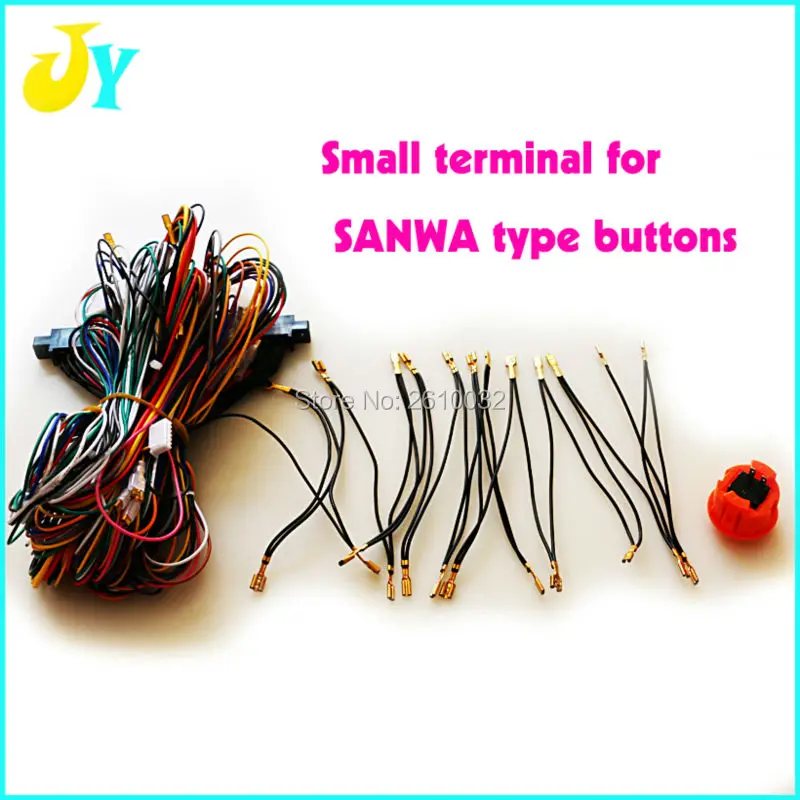 Проводка Jamma жгут 28 булавки с 5 6 кнопками провода для 2 игроков аркадная