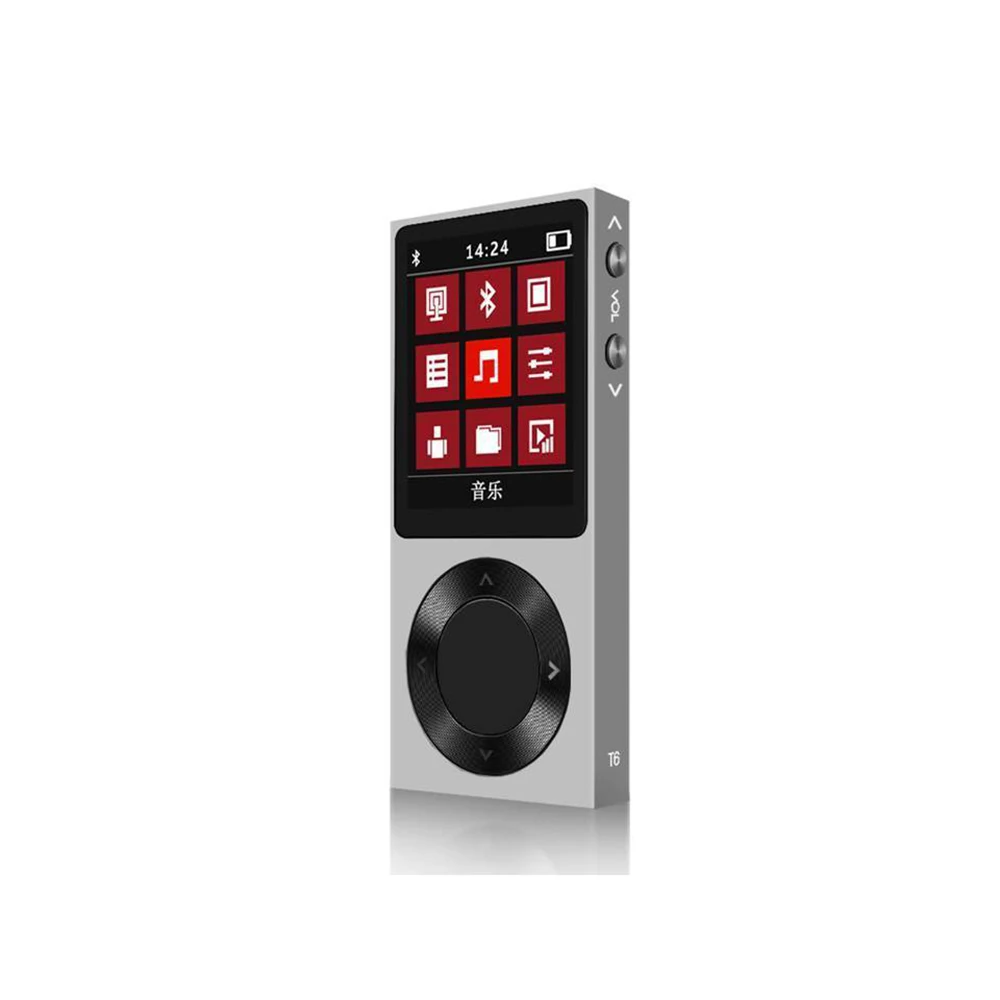 Новейший BENJIE T6 24 бит/192 кГц DSD Bluetooth начальный уровень HiFi без потерь Музыкальный MP3 Плеер 1," ЖК-экран цифровой аудио плеер DAP
