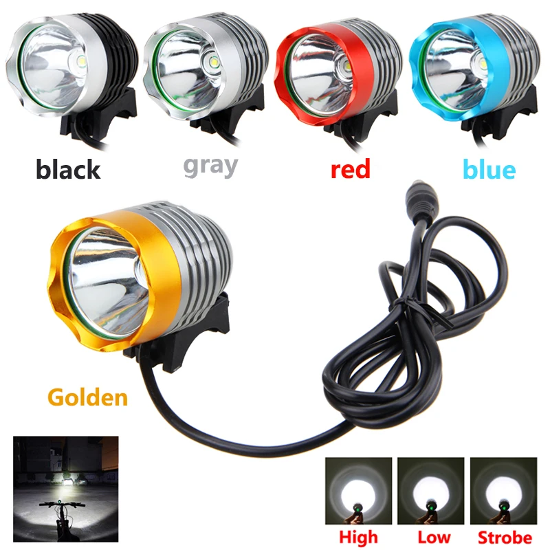 

Front Cycling Headlight 1800lm XM-L T6 LED Bicycle Lamp Bike Accessories +Battery Set+Headband+Safety Rear Light