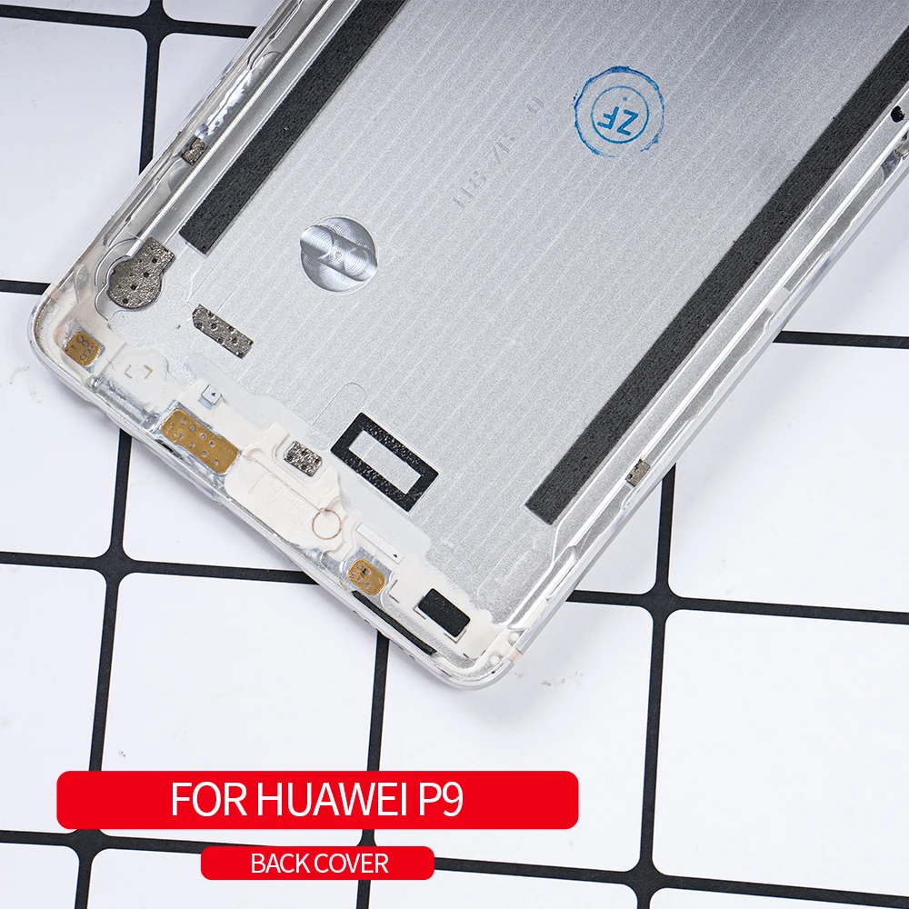 OTMIL Задняя стеклянная задняя крышка для HUAWEI P9 задняя крышка Корпус задняя батарея корпус+ Боковая кнопка+ объектив P9 P 9 Замена
