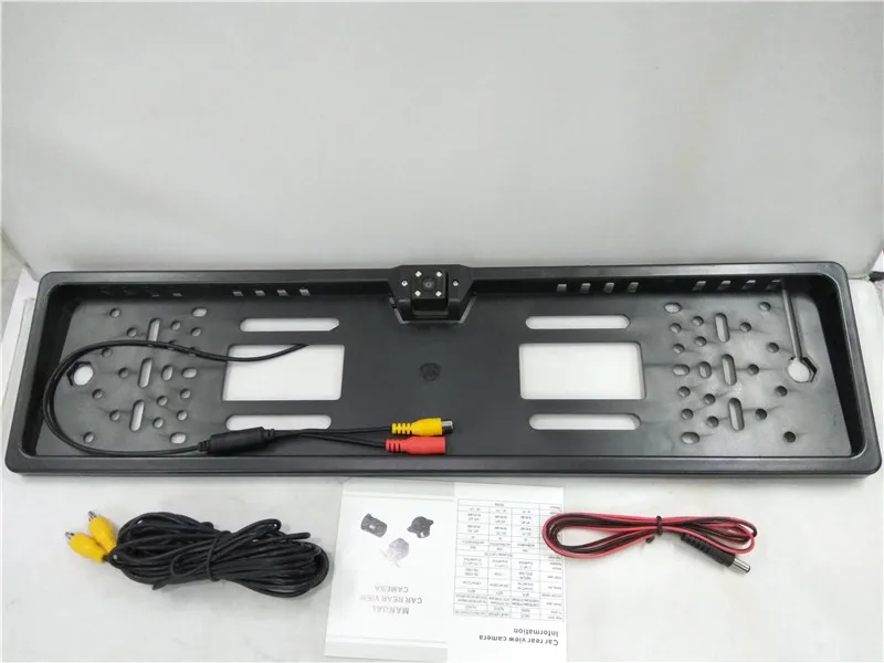 Европейская Рамка номерного знака Автомобильная камера заднего вида с 4