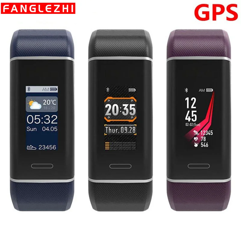 W7 GPS смарт Браслет С Пульсометром IP67 водонепроницаемый спортивный фитнес трекер
