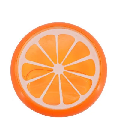 orange Фруктовый Слизью Игрушка Магнитная Полимерная глина цвет кристалл слизью грязь прозрачная для детей Интеллектуальный ручной Пластилин грязи пластилин - Цвет: orange