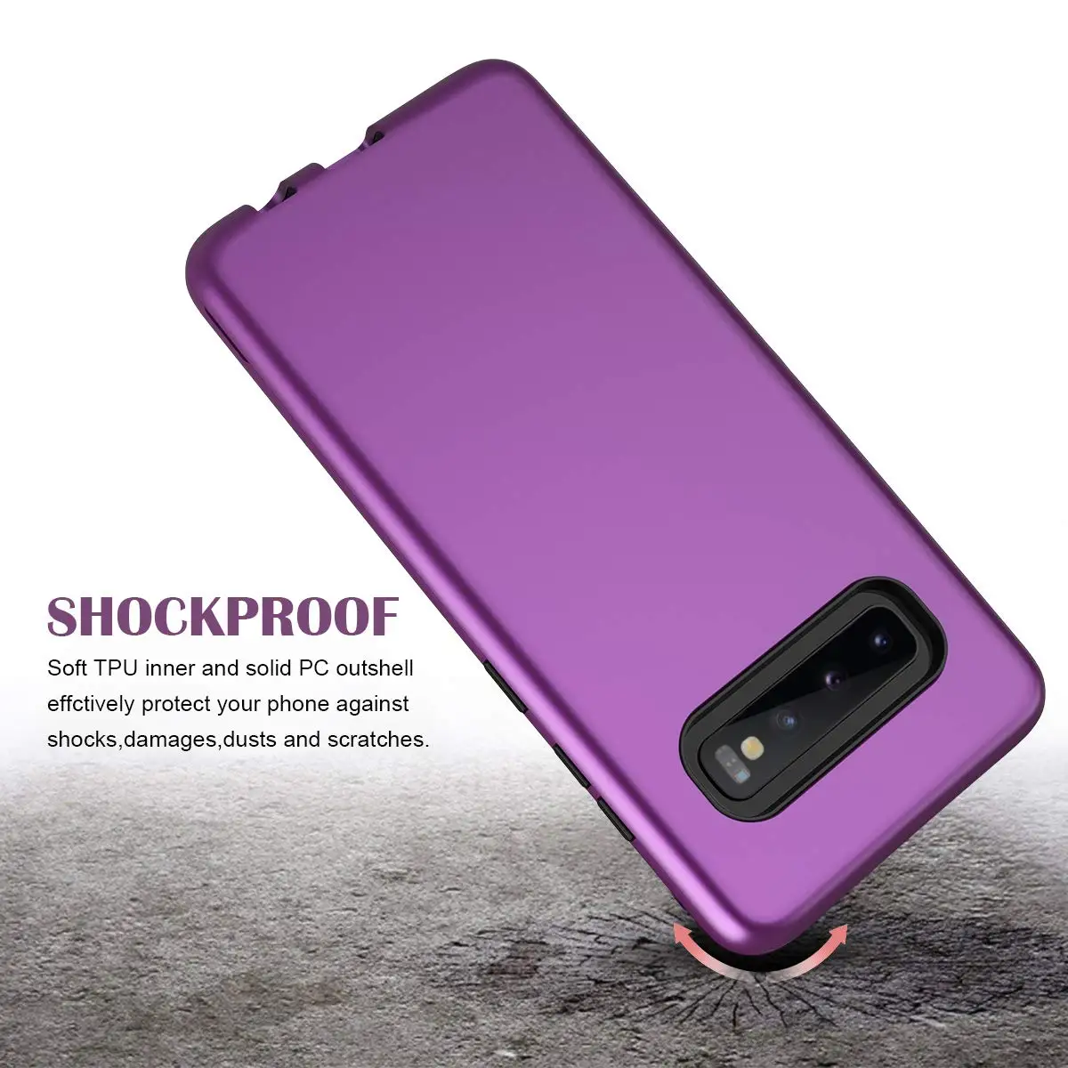 Для Samsung Galaxy S10 Plus S10e S9 S8 чехол 3 в 1 Гибридный противоударный военный защитный