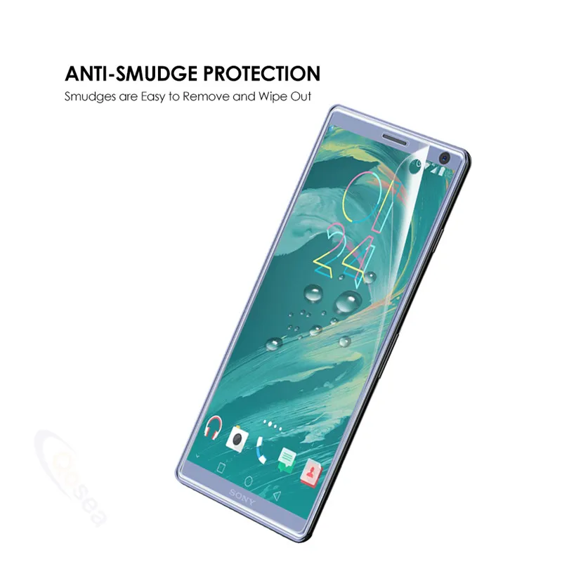 Qosea (3 упаковки) для sony Xperia XA3 Plus защита экрана ультратонкая Передняя пленка XZ4 Compact