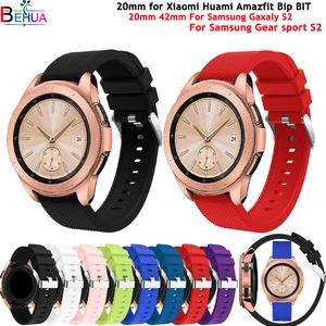Новый мягкий силиконовый ремешок для часов, сменный ремешок для Samsung Galaxy Watch 42 мм SM-R810, ремешок на запястье, браслет для умных часов